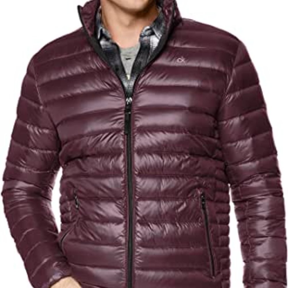 Calvin Klein Men's Packable Down Puffer Jacket